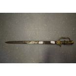 Brass handled sword bayonet