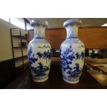 2 Large Oriental Vases