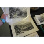 12 large Turner Engravings c1860, Yorkshire, Cumbria & Durham