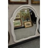 Early Victorian Wall Mirror - painted white