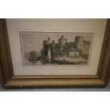 Henry Walker signed artist proof number 34 of a limited edition of 250 - Castle scene