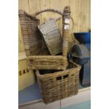 4 Wicker Items