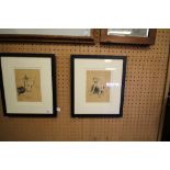 Pair of Cecil Aldin prints of terriers C1904