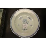 Chinese Export Blue & White Plate