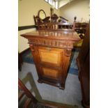 Victorian Rose Wood Music Cabinet