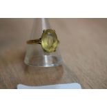 9ct Gold Citrine Ring