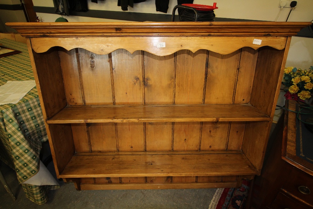 Pine Wall Shelving Unit