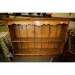 Pine Wall Shelving Unit