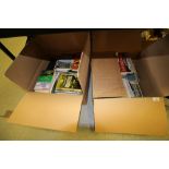 2 boxes of mixed books