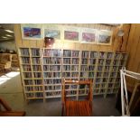 Large quantity of various CDs and CD racks