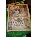 Princess Diana newspapers