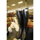 Riding Boots size 6.5 / 40 , Champion Hat (A.F) & Crop