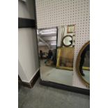 Frameless rectangular mirror