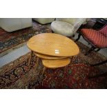 Ercol 'Pebble' Light Nest of Tables