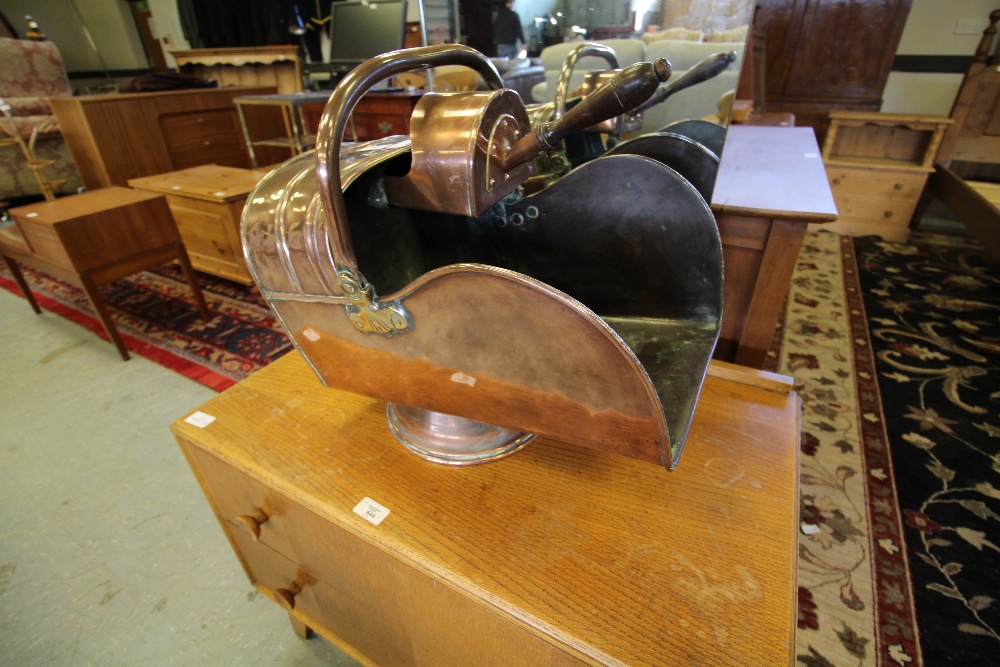 Copper Coal Scuttle