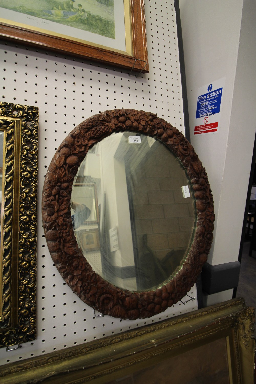 Carved Mirror