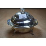 Silver Muffin Dish & Cover 553.7g