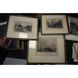 5 19th Century Prints inc Workington