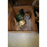 Box of Glass inc Claret Jugs