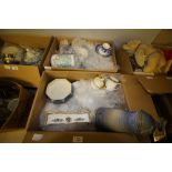 Box of Paragon China Tea Wares and Mixed Pottery
