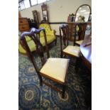 Set of 8 1920s mahogany dining chairs
