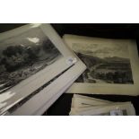 12 large Turner Engravings c1860, Yorkshire, Cumbria & Durham