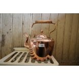 Large Victorian Copper Kettle