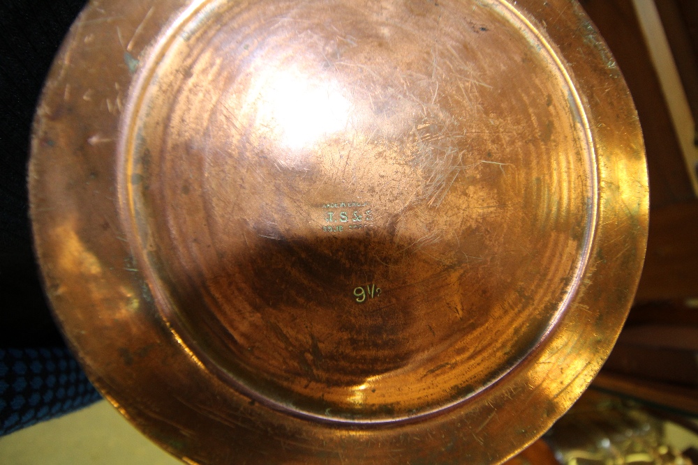 Copper jardiniere JS&S - Image 3 of 4