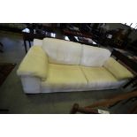 Italian White Leather Suite