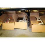 3 boxes of mixed books