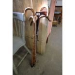 Selection of walking sticks