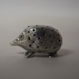 Edward VII silver 'Hedgehog' pin cushion by Levi & Salaman, Birmingham 1904, 2.5cm high