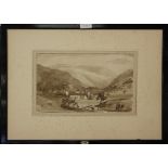 Early 19th Century School - Pencil drawing - 'At the Foot of Leaths Water, Thirlmere', 20cm x