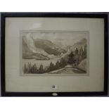 Early 19th Century School - Pencil drawing - Leaths Water from Dalehead Hall, Jan. 21 1821, 20cm x