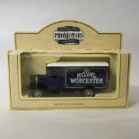 Promotors Royal Worcester van, boxed