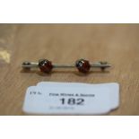 925 silver ladybird brooch