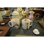 Carlton Ware including miniatures, coffee pot etc