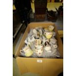 Bunnykins mug, bowl and quantity of ceramics
