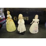 2 Royal Doulton Figurines & other