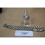 925 Cufflink Bracelet and 925 Dress Ring