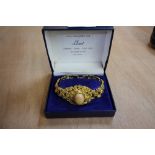 Lloret Gilt Metal & Coral Style Bracelet (Boxed)