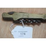 Pocket Knife Engraved Inland Revenue