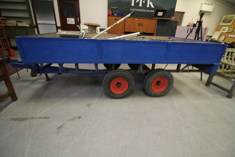 Twin Axle 9ft by 5ft Trailer with Spare Wheel