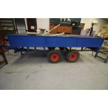 Twin Axle 9ft by 5ft Trailer with Spare Wheel