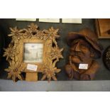 Carved photo frame and Black Forest Style Carving
