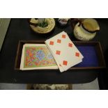 Tunbridge Ware Cribbage Box