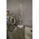 Moulded Glass Oil Lamp