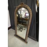Arched Topped Frame Wall Mirror