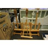 4 Small Pine Easels
