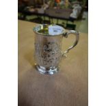 George III Silver Christening Tankard by Fras Crump 1772